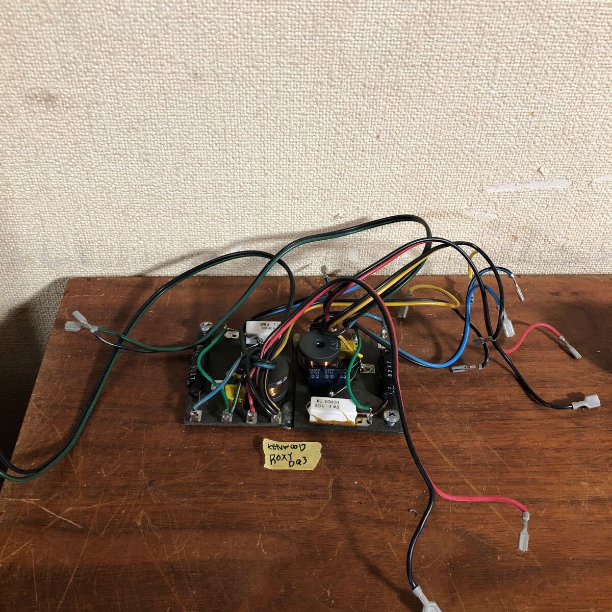 冒険価格!KENWOOD ROXY DG 3 SPEAKER ネットワーク  ペア 専用ネジ付き 音出しOK!拍卖