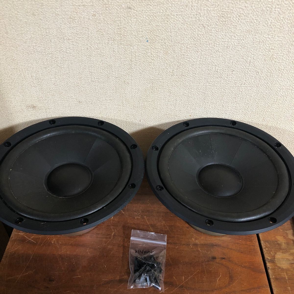 冒険価格!KENWOOD ROXY DG 3 SPEAKER ウーファー ペア 専用ネジ付き 音出しOK!拍卖