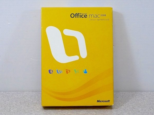 6020H03*10B▲ Microsoft /マイクロソフト Office 2008 forMac ファミリー&アカデミック PowerPC Intel Mac拍卖