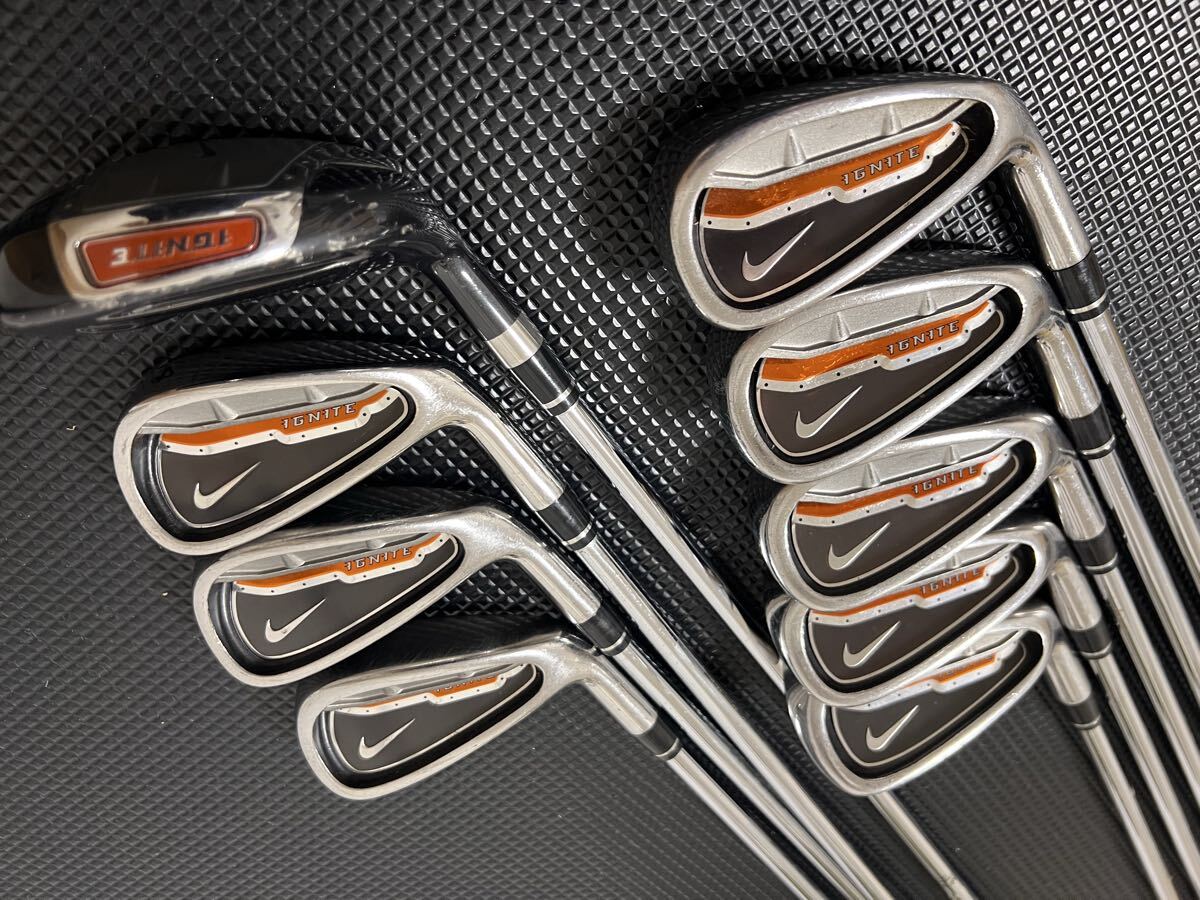NIKE IGNITE イグナイト アイアン 3UT 4~SW 9本セット TRUE TEMPER UNI-FLEX拍卖