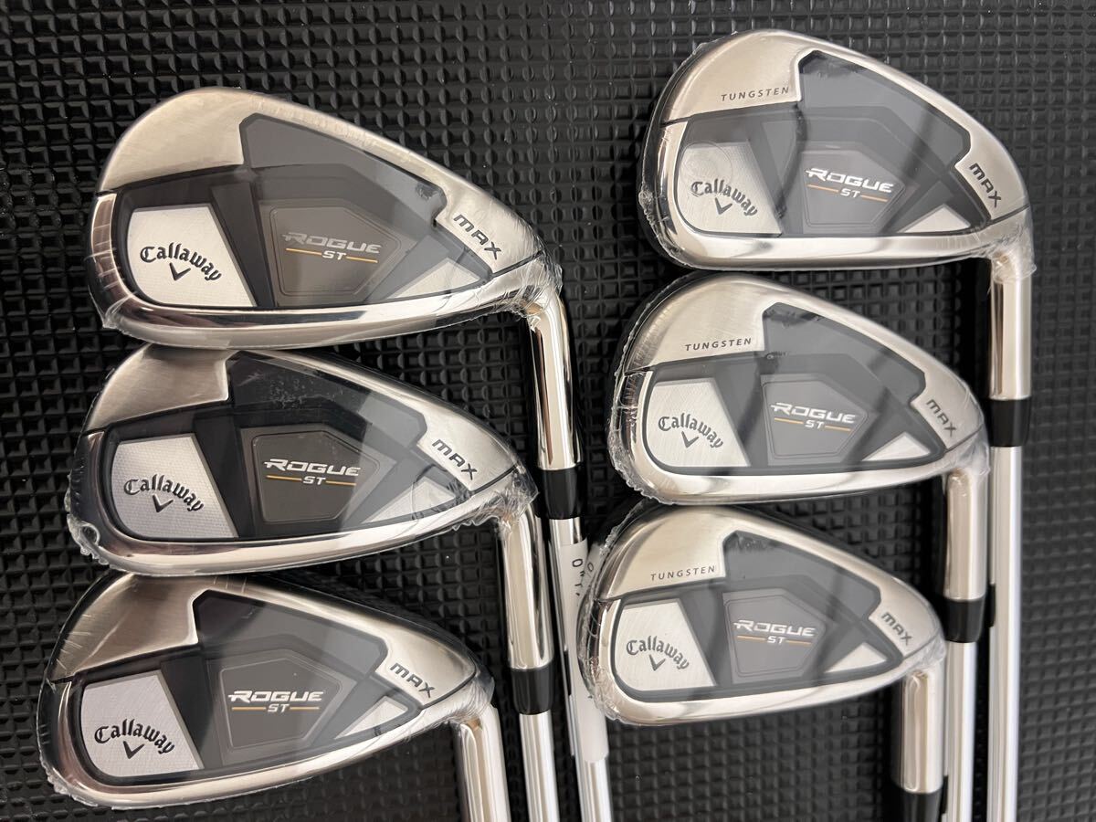 【新品】Callaway キャロウェイ ROGUE ST MAX ローグST マックス メンズアイアン ダイナミックゴールド 95 DG R300 6本セット 5〜PW拍卖
