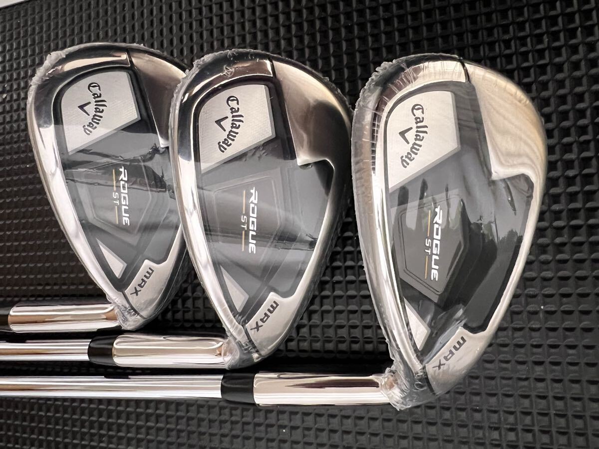 【新品】Callaway キャロウェイ ROGUE ST MAX ローグST マックス ダイナミックゴールド 95 DG R300 3本セット AW.GW.SW拍卖