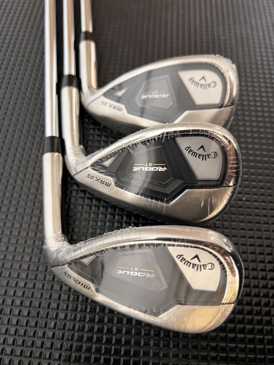 【新品】Callaway キャロウェイ ROGUE ST MAX OS ローグST マックス OS ダイナミックゴールド 95 DG R300 3本セット AW.GW.SW拍卖