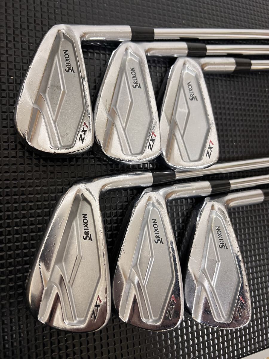 SRIXON ZX7 スリクソン メンズアイアンセット 6本 5〜PW リシャフト NS950GH Frex-R 拍卖
