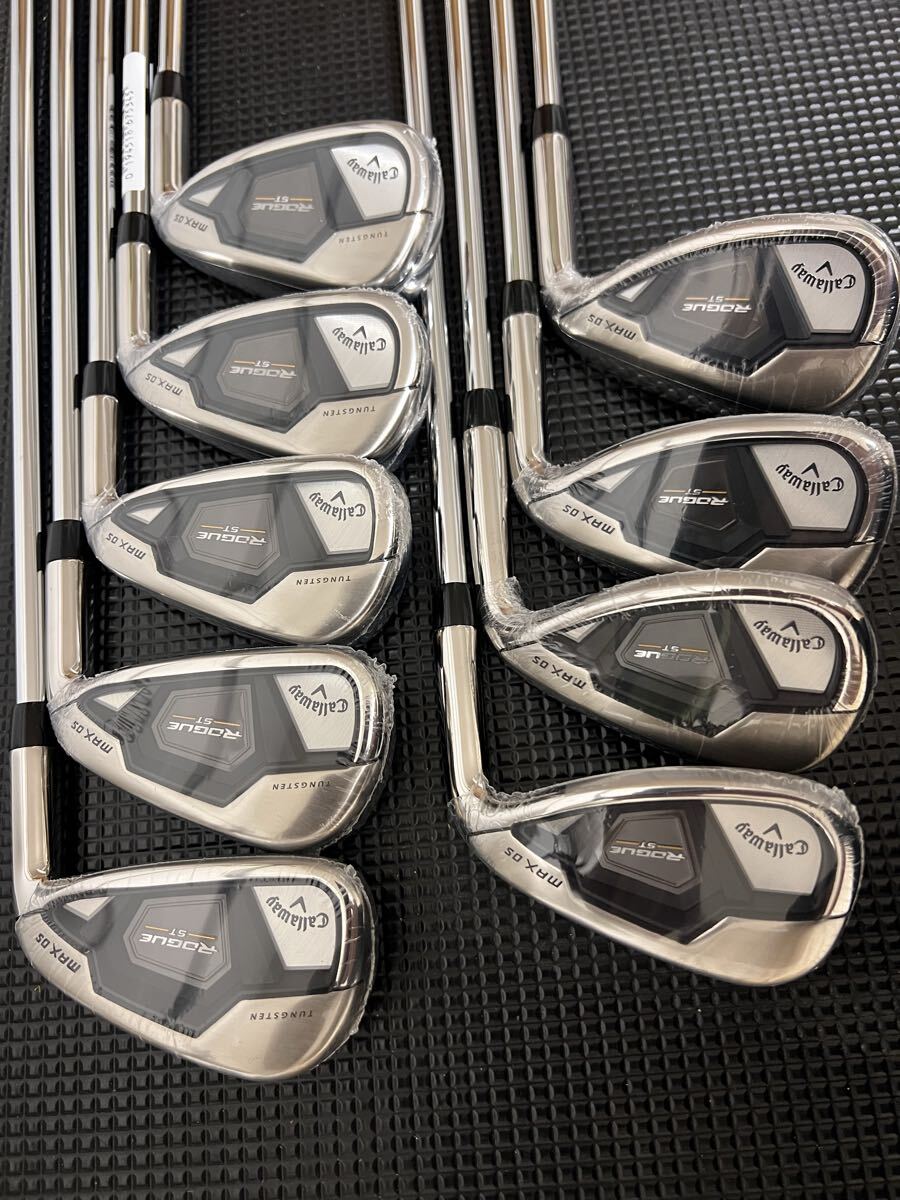 【新品】Callaway キャロウェイ ROGUE ST MAX OS ローグST マックス OS ダイナミックゴールド 95 DG R300 9本セット 5〜PAGS拍卖