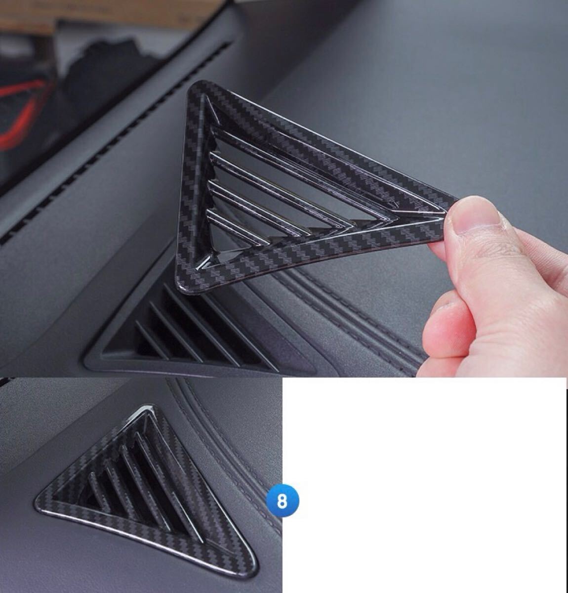 ヴェルファイア30系 アルファード30系エアコン風口ガーニッシュ【D173a】拍卖