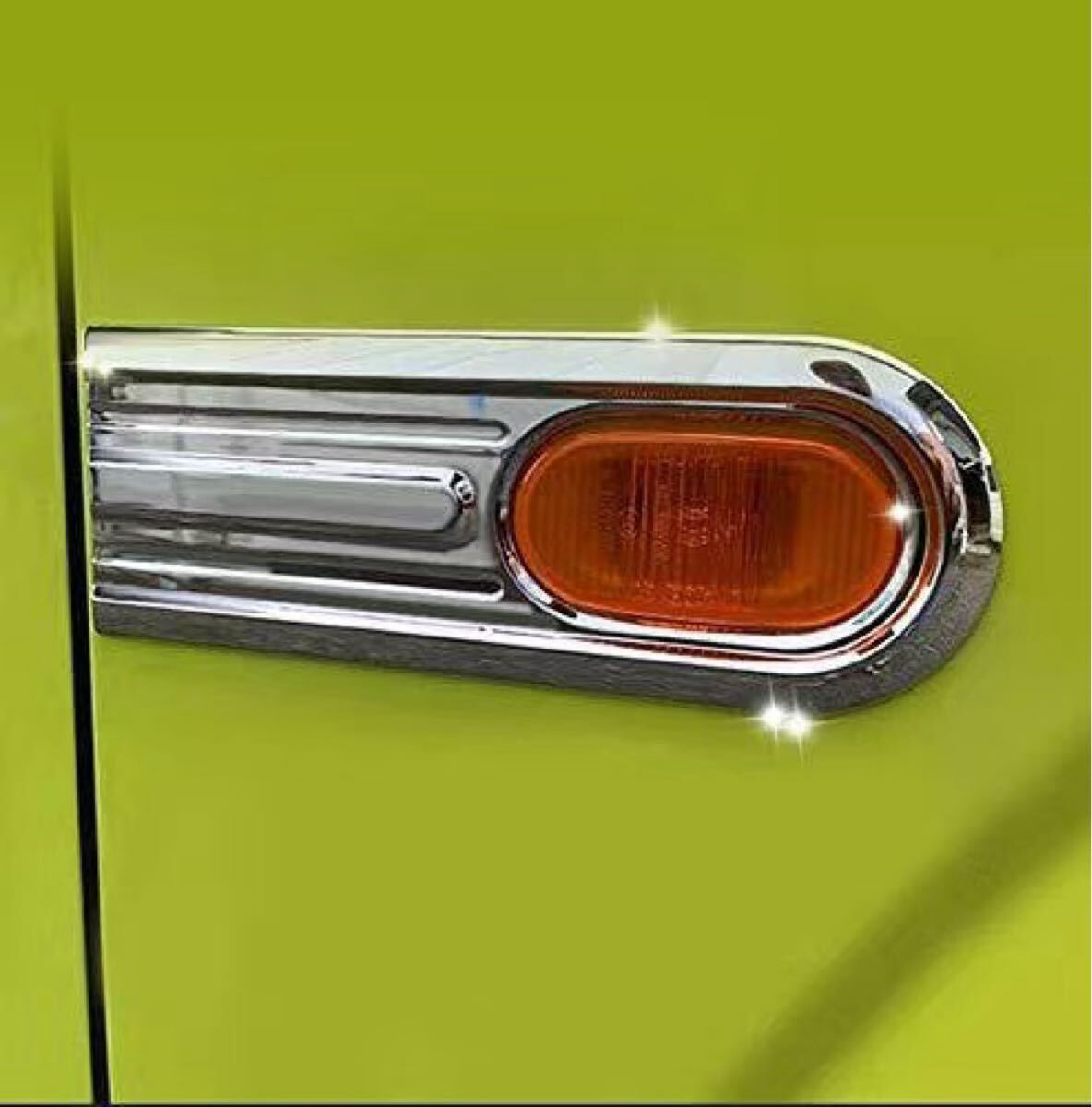 ジムニーJIMNY JB64 JB74 サイドウインカーガーニッシュ【F29e】拍卖