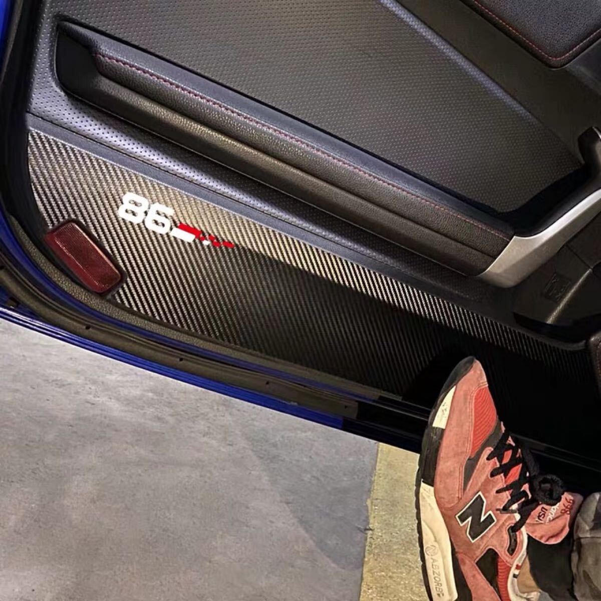 86 ハチロク ZN6 ドアキックマット キックガード キズ防止【E89a】拍卖