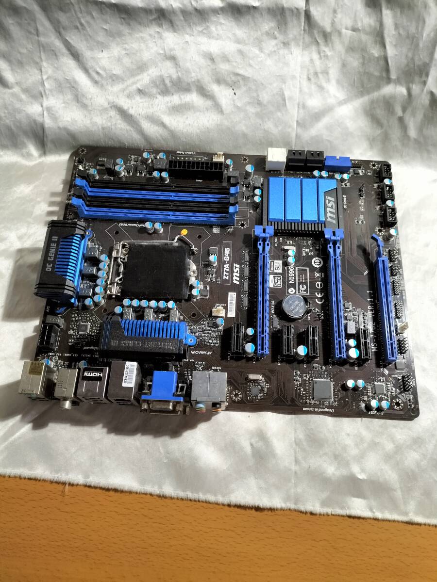 ★MSI Z77A-G45 LGA1155 Z77 ATX●マザーボード拍卖