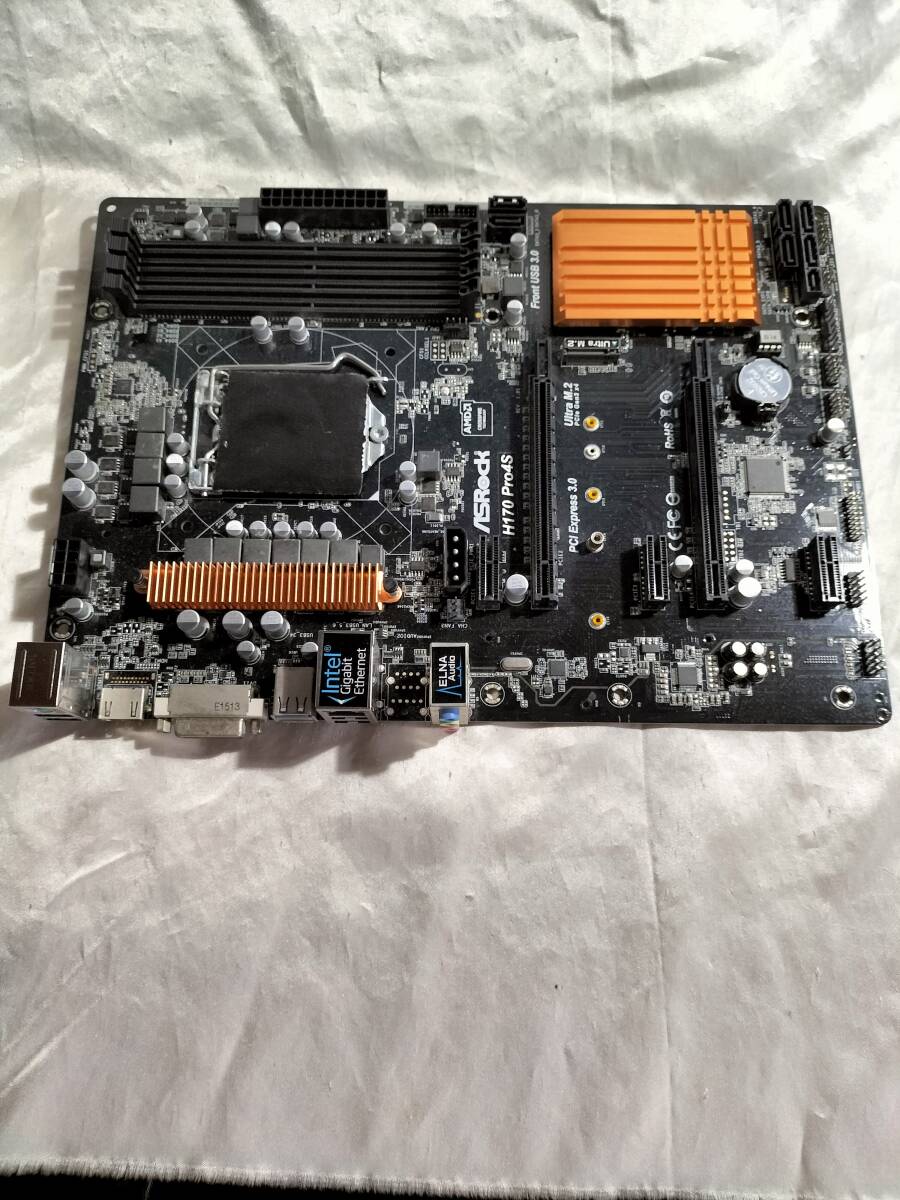 ★ ASROCK H170 PRO4S LGA1151 H170 ATX●マザーボード拍卖