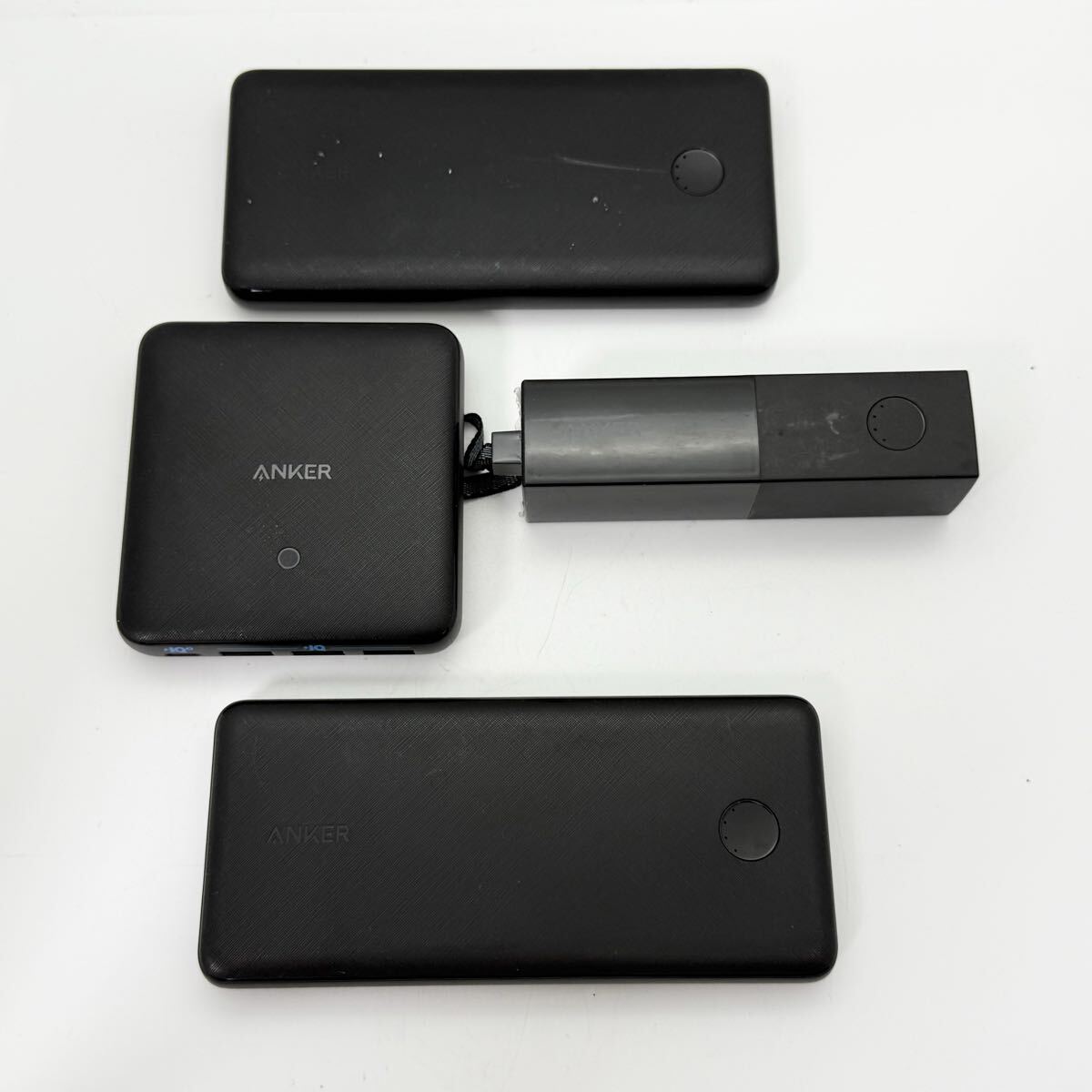 Anker モバイルバッテリー まとめ 511PowerBank A1633 PowerCoreSlim10000 A1229 PowerPort AtomIII A2045 A1245 PD 通電確認済 現状品拍卖