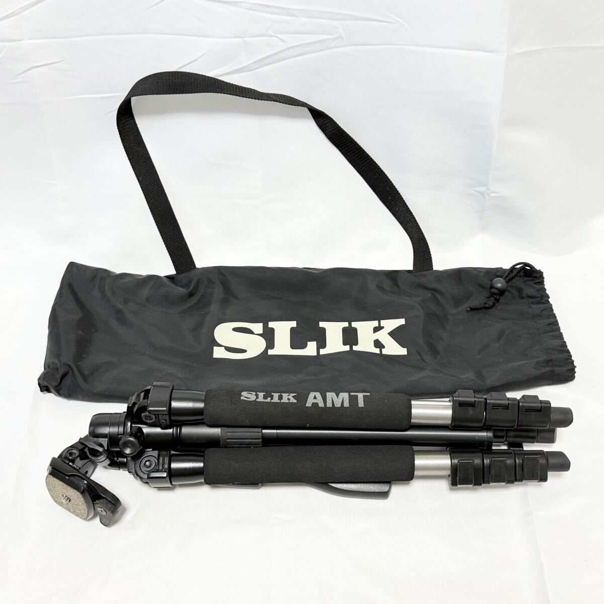 SLIK PRO 340Ti digital + SH-705E スリック 三脚 3way 雲台 現状品拍卖