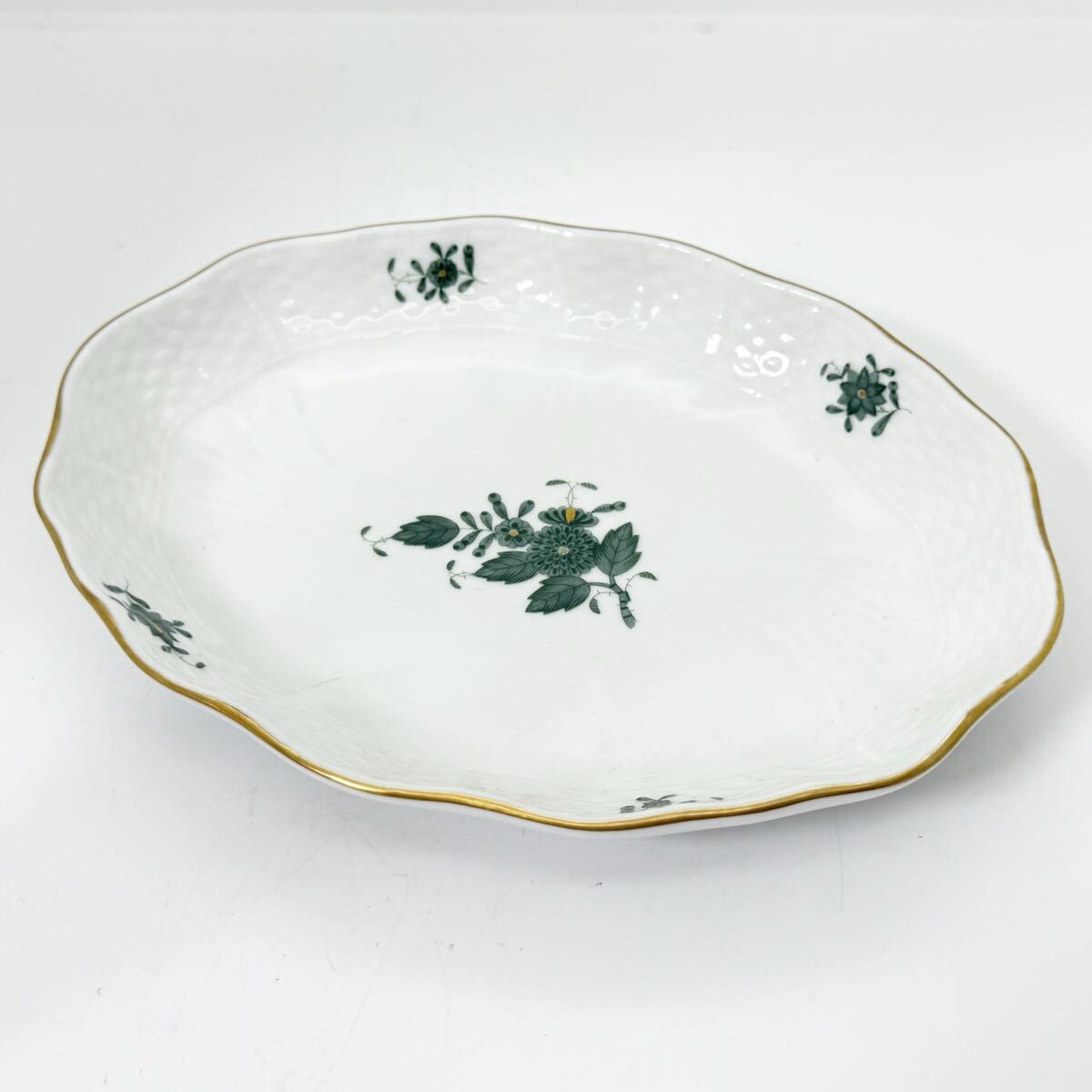 HEREND HVNGARY ヘレンド アポニー カデット FirstEdition 洋食器 全長約20cm 現状品拍卖