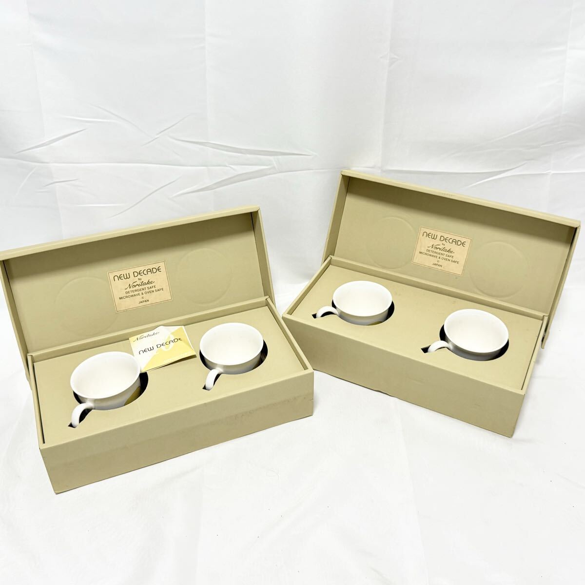 NEW DECADE by Noritake 9424 ノリタケ レモネードスカイ モーニングセット カップ&ソーサー 洋食器 現状品拍卖