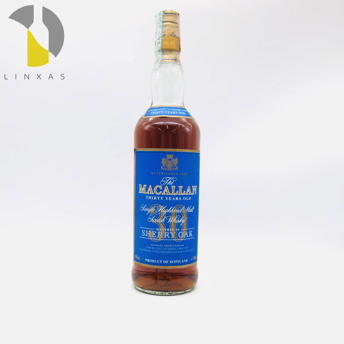 【未開栓】MACALLAN マッカラン 30年 シェリーオークカスク ブルーラベル 700ml 43% AB4878BA拍卖