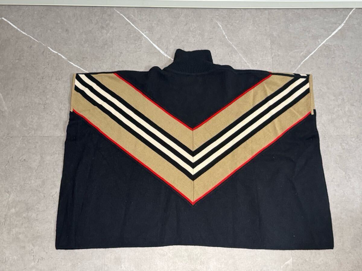 ★BURBERRY children バーバリーチルドレン ニットポンチョ 可愛い お洒落 Mサイズ 美品★拍卖