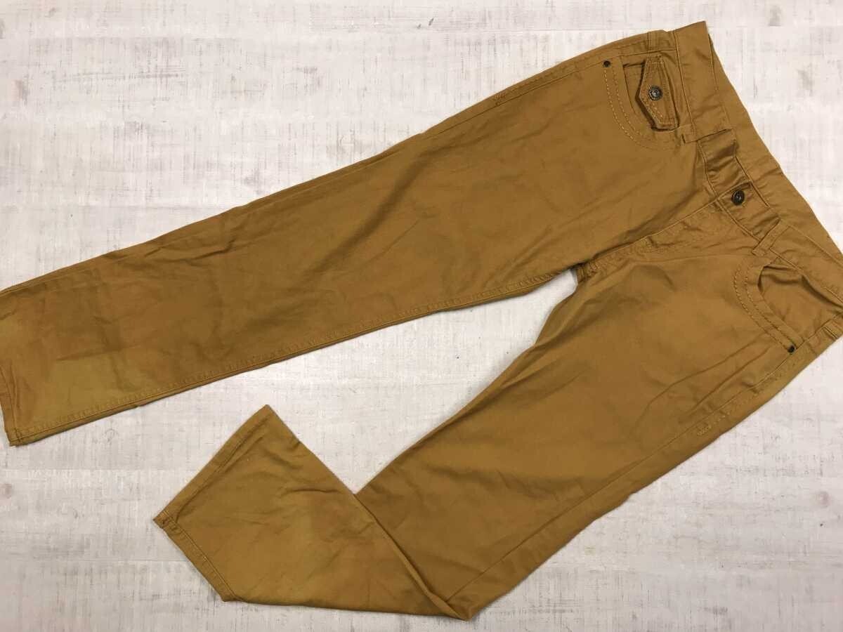 レトロ アメカジ Y2K ストリート ネオグランジ ウエスタン ジップポケット ローライズ パンツ ジーンズ ボトムス メンズ 84 キャメル拍卖