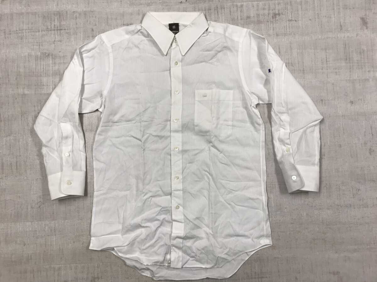 ジバンシィ GIVENCHY モード フォーマル ロゴ 刺繍 シャドーストライプ 長袖 ドレス ワイ シャツ オーダーメイド メンズ 白拍卖