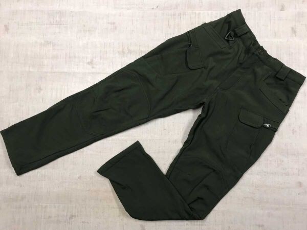 JIFENG レトロ オールド アウトドア 作業着 裏起毛 サイドポケット 三角カン 多機能 ダブルニー ワークパンツ ボトムス メンズ カーキ拍卖