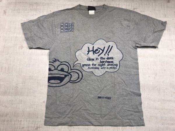 MNKYBIZ モンキー Monkey ベアリング 企業物 モータースポーツ バイク 単車 ストリート 半袖Tシャツ カットソー メンズ グレー拍卖