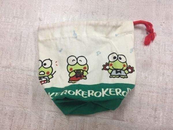 けろけろけろっぴ サンリオ Sanrio キャラクター 巾着袋 小物入れ キッズ 白拍卖