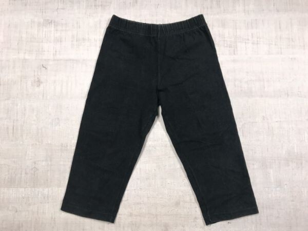 ダナキャラン DKNY Donna Karan DKNY 90s レトロ モード ストリート クロップド スパッツ レギンス パンツ ボトムス レディース S 黒拍卖