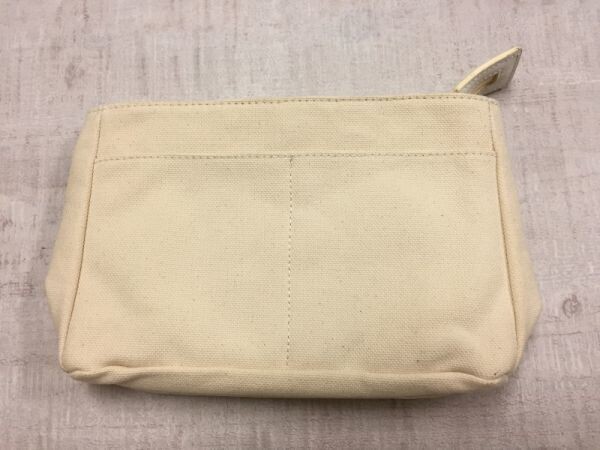 DIANA ダイアナ キャンバス セカンド バッグ コスメ ポーチ レディース 生成り拍卖
