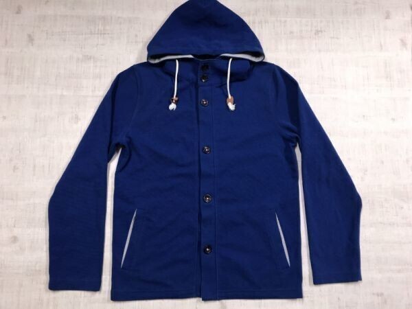 バックナンバー BACK NUMBER アメカジ アメリカンヘリテージ ボタン留め ジャケット マリン パーカー メンズ L 青拍卖
