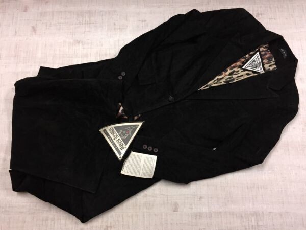 J.PERCY マーヴィンリチャーズ MARVIN RICHARDS オールド レトロ モード 古着 オーバー 本革 本皮 レザーコート レディース S 黒拍卖