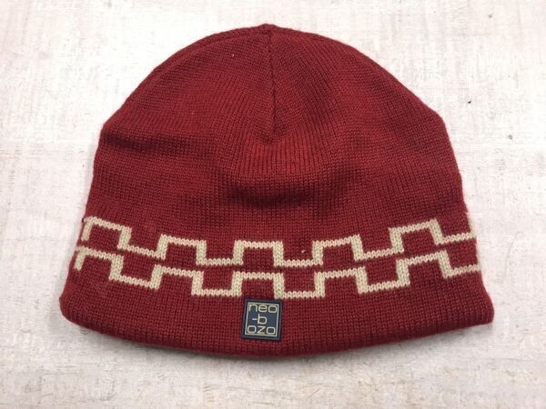 NEO-BOZO オールド 90s スケート スノーボード ストリート スポーツ ジャガード ニットキャップ ビーニー メンズ 台湾製 赤拍卖