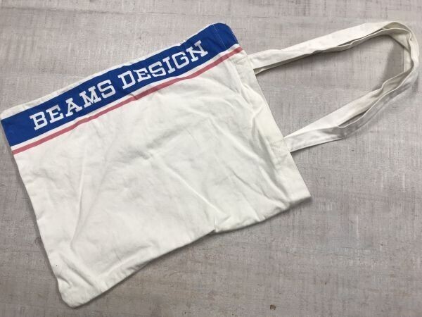 ビームス デザイン BEAMS DESIGN ローソン LAWSON コンビニエンスストア トート エコ バッグ カバン ユニセックス コラボ キャンバス 白拍卖