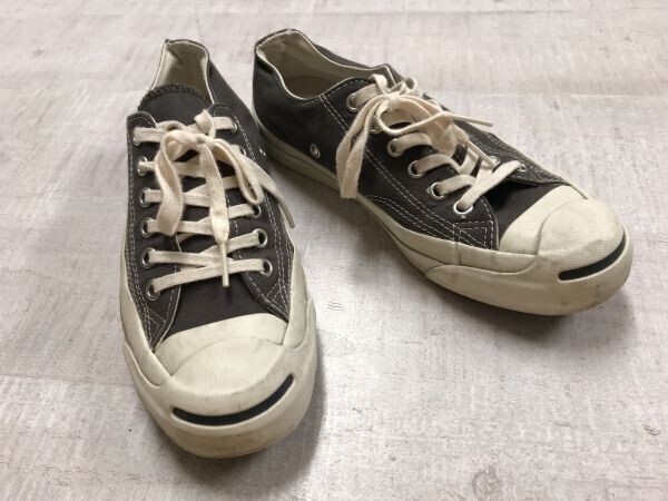 コンバース converse ジャックパーセル Jack Purcell ストリート ローカット スニーカー シューズ 靴 レディース US4 23cm グレー拍卖