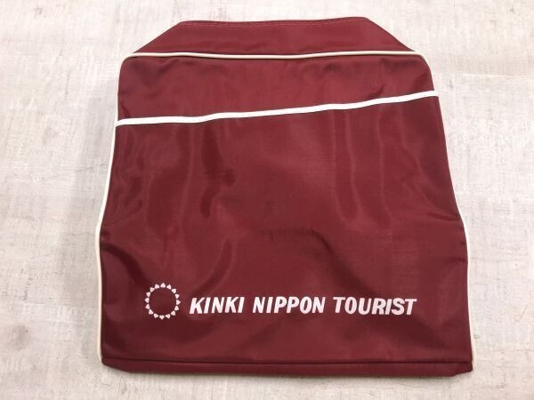 近畿日本ツーリスト KINKI NIPPON TOURIST レトロ オールド 企業もの 旅行 肩がけ バッグ カバン メンズ 底板付き 赤拍卖