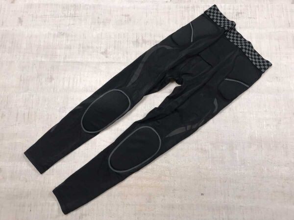 エビスニット スポーツ サイクリング 自転車 ドライメッシュ クッション サポーター レギンス サイクル パンツ ボトムス レディース M 黒拍卖