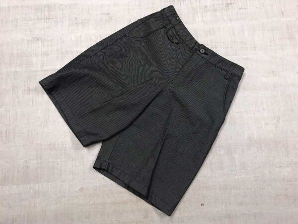 ビュルデサボン bulle de savon ドメスティック モード MORI-KEI ツイル ショート ハーフ パンツ ボトムス レディース ナイロン混 F グレー拍卖