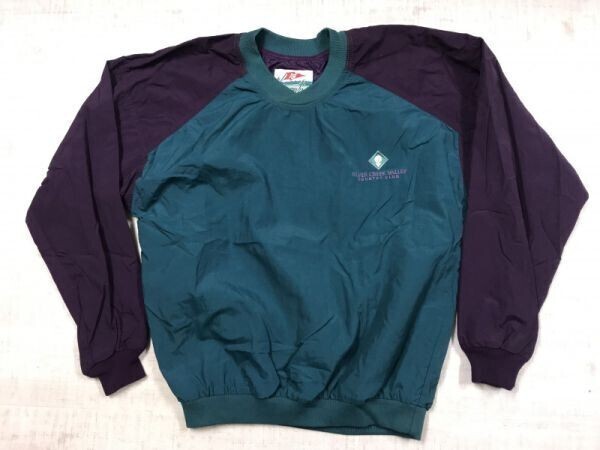 USA製 HEADWIND SUN MOUNTAIN SPORTS ゴルフ Silver Creek Valley Country Club プルオーバー スニード ジャケット メンズ ナイロン100% S拍卖