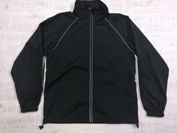 レア aitoz製 ギャッツビー GATSBY mandom マンダム 企業物 ブルゾン ジャケット メンズ フード収納 裾ドローコード S 黒拍卖