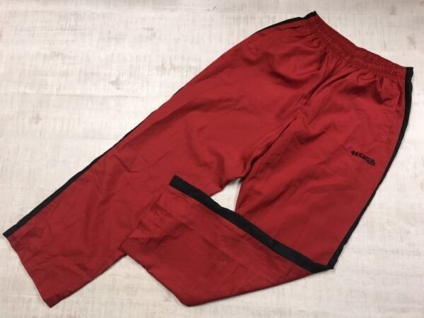 ケイパ Kaepa スポーツ ストリート サイドライン トラック パンツ ボトムス メンズ ポリエステル100% 裏地メッシュ M 赤/紺拍卖