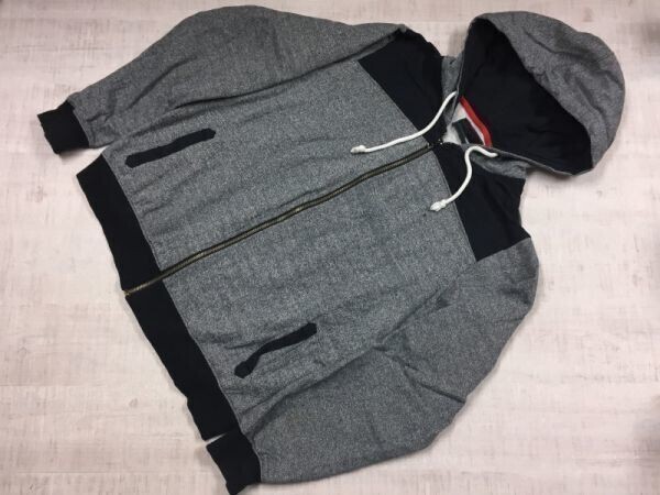 LIVERPOOL FOOTBALL CLUB LFC スポーツ サッカー ジップアップ 霜降り スウェット パーカー メンズ M グレー拍卖