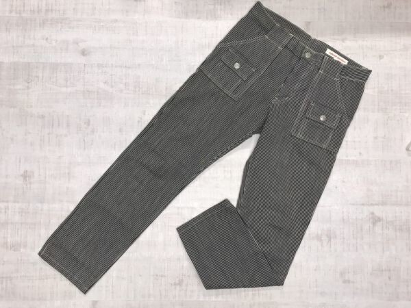 ナショナルスタンダード national standard アメカジ Y2K ローライズ ヒッコリー ベイカー ブッシュ パンツ ボトムス レディース 日本製 1拍卖