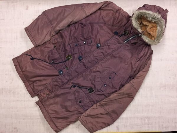 韓国古着 90s ケンタック KENTACK レトロ オールド アメカジ ミリタリー 裏地ボア N-3B フライトジャケット メンズ ナイロン100% L 紫拍卖