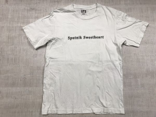UNIQLO UT ユニクロ 村上春樹 村上RADIO スプートニクの恋人 小説 アート カルチャー 半袖Tシャツ メンズ コットン100% S 白拍卖