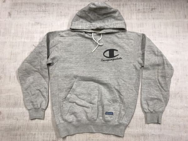 チャンピオン Champion オールド アメカジ スポーツ 古着 裏パイル サイド切替 霜降り スウェットパーカー プルオーバー メンズ グレー拍卖