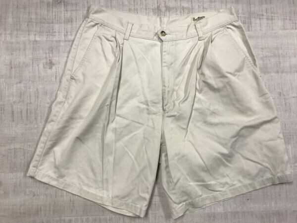 BEST HONORS CLOTHES レトロ オールド アメカジ アメトラ ハーフ ショート チノパンツ ボトムス メンズ タック入り ライトグレー~ベージュ拍卖