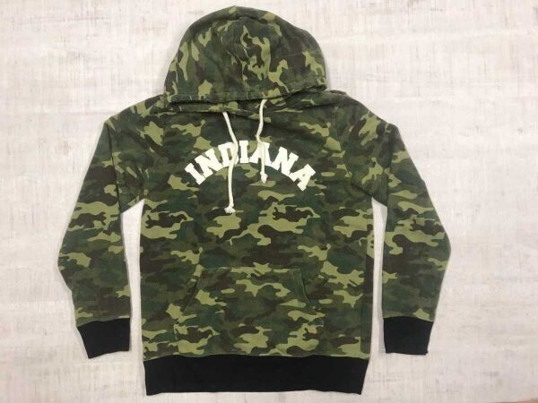 パワートゥーザピープル Power To The People アメカジ ミリタリー 迷彩カモフラ INDIANA スウェット フーディー パーカーメンズ M 緑拍卖