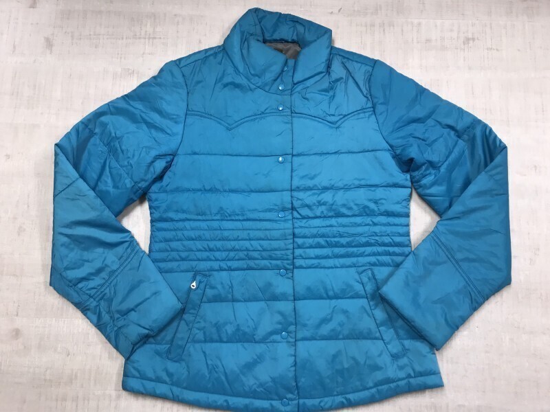 ROPER ローパー オールド アメカジ アウトドア ウエスタン・ヨーク スタンドカラー 中綿シャツジャケット レディース ナイロン100% M 青拍卖