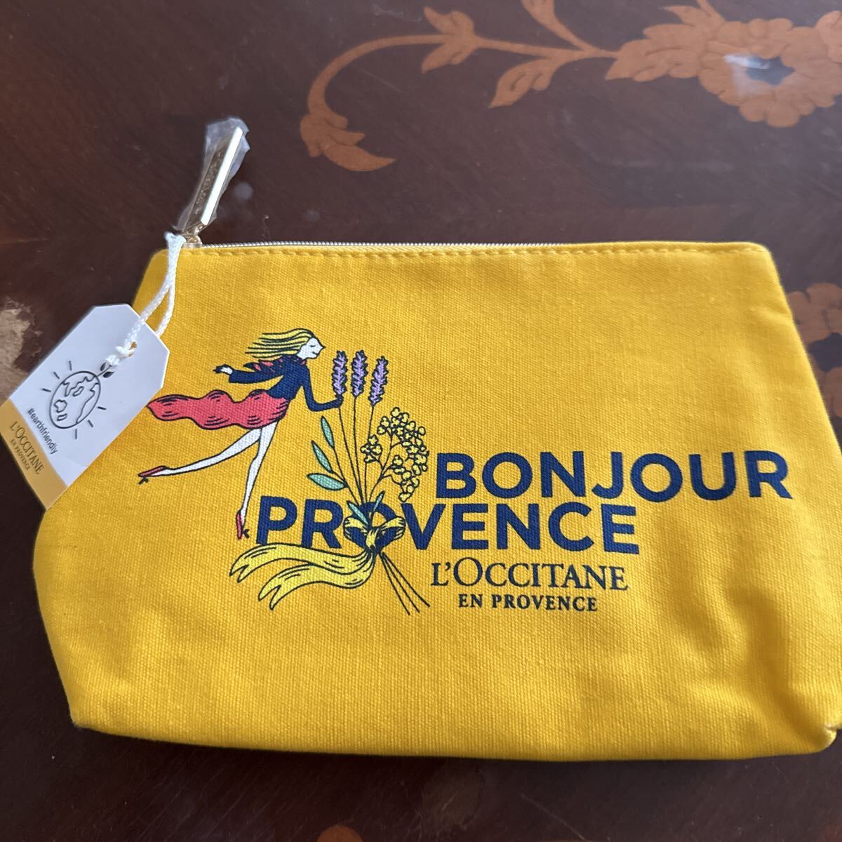ロクシタン プロヴァンス イエローポーチ 非売品 ノベルティ 未使用 拍卖