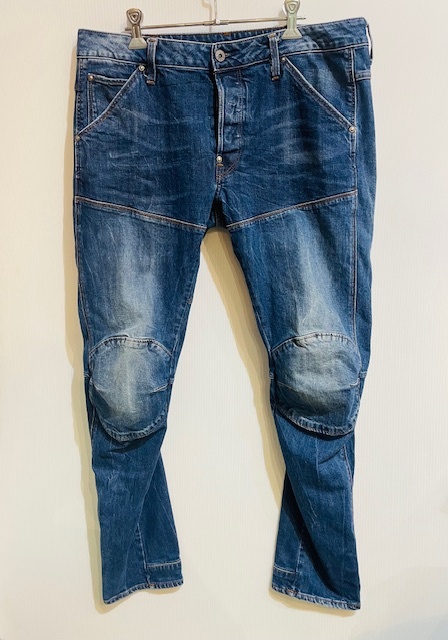 G-STAR RAW ジースター 5620 3D SLIM スリム ストレッチ デニム パンツ 立体裁断 バイカー W34拍卖