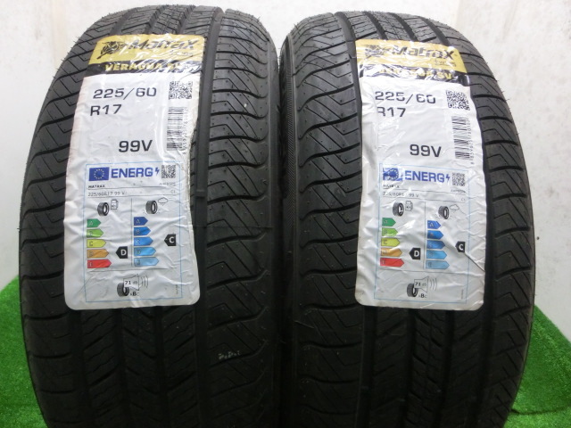 未使用品! タイヤ ◆ マトラックス MatraX VERAGUA SV 225/60R17 99V 「2本SET」拍卖
