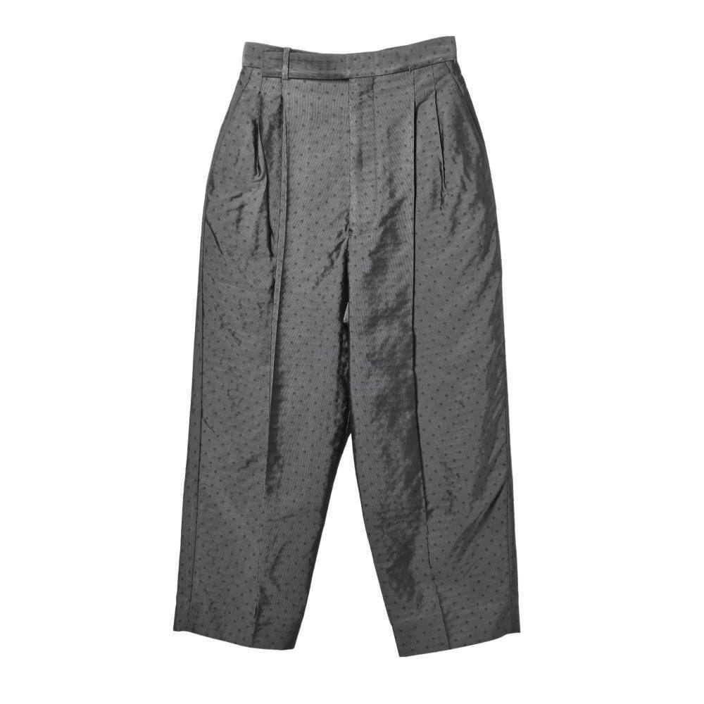 未使用 Haider Ackermann シルク ドット刺繍 タック トラウザーズパンツ ハイダーアッカーマン KL4QHBA289拍卖